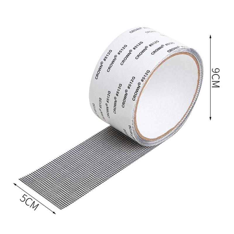 Window Screen Repair Tape Self-Adhesive Net Patch Anti-Insect Mosquito Mesh
