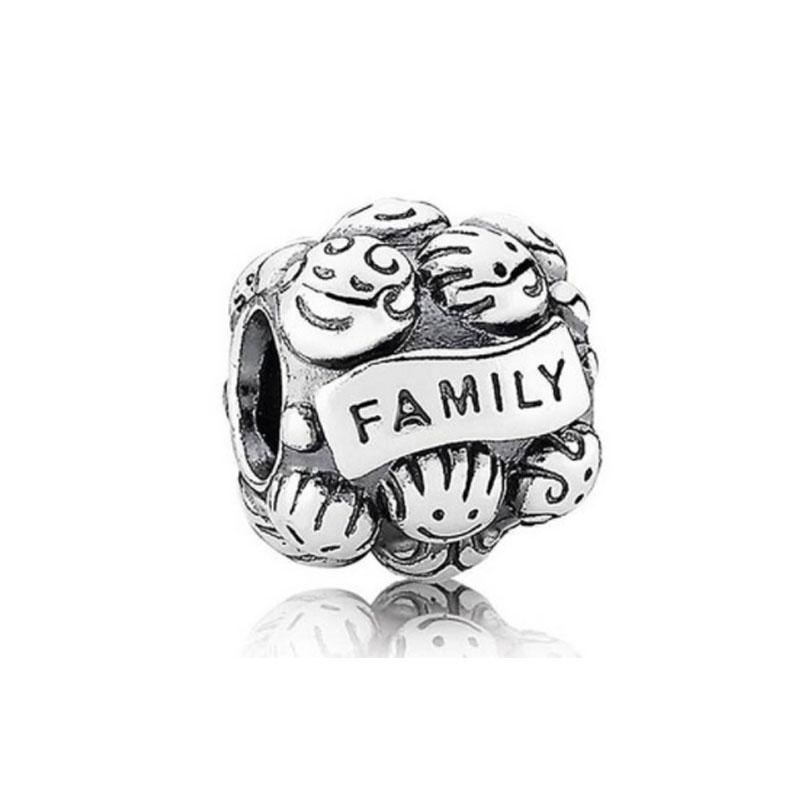 Оригинальный медный кулон-шарм в виде сердца любви для семьи, звезда, торт, бутылка вина, бусина, подходит для браслета, женские украшения DIY, подарок