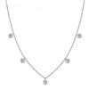 S925 Sterling Sliver 2.5-5CT VVS1 D Color Real Moissanite Chain Necklaces for Women Wedding Fine Jewelry Drop Shipping