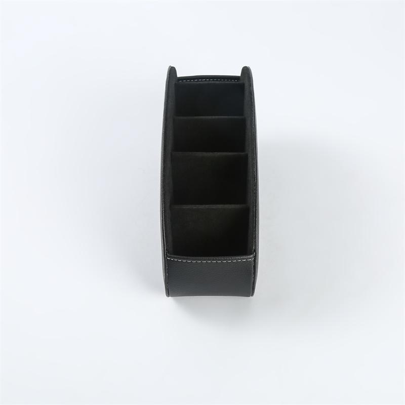 LG8175 5-Compartment PU Leather Multifunctional Office Organizer Pen Holder Home Office & School Multi-Purpose Storage