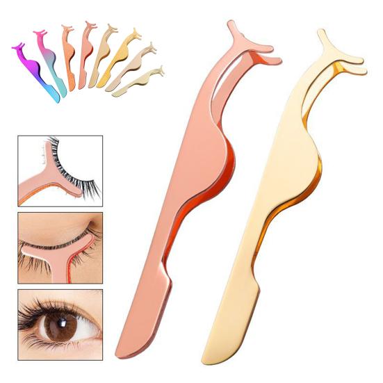 Профессиональный пинцет для накладных ресниц, многофункциональные эластичные косметические инструменты