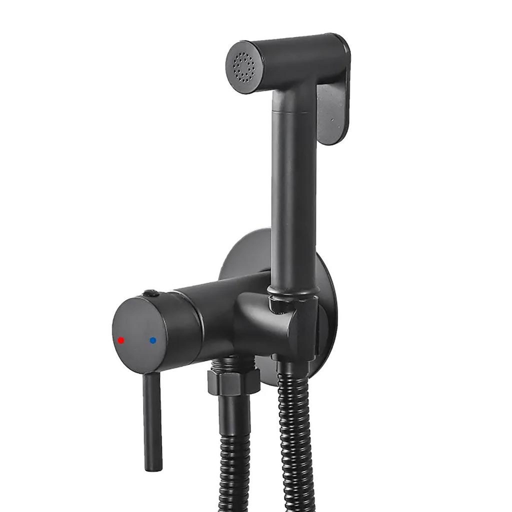 ULA черный смеситель для биде, распылитель для унитаза, биде, латунный смеситель для унитаза, гигиенический душ, смесители для унитаза с горячей и холодной водой