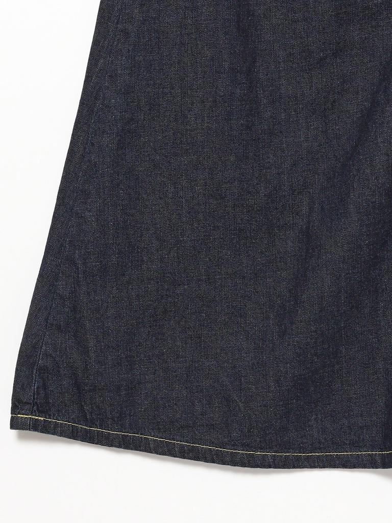 Женская джинсовая юбка макси с пятью карманами Beams Boy, синий индиго, 13270558578
