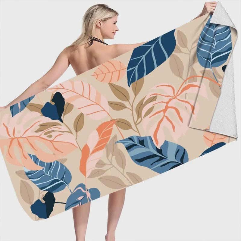Customizable Quick-Dry Double-Sided Velvet Beach and Bath Towel