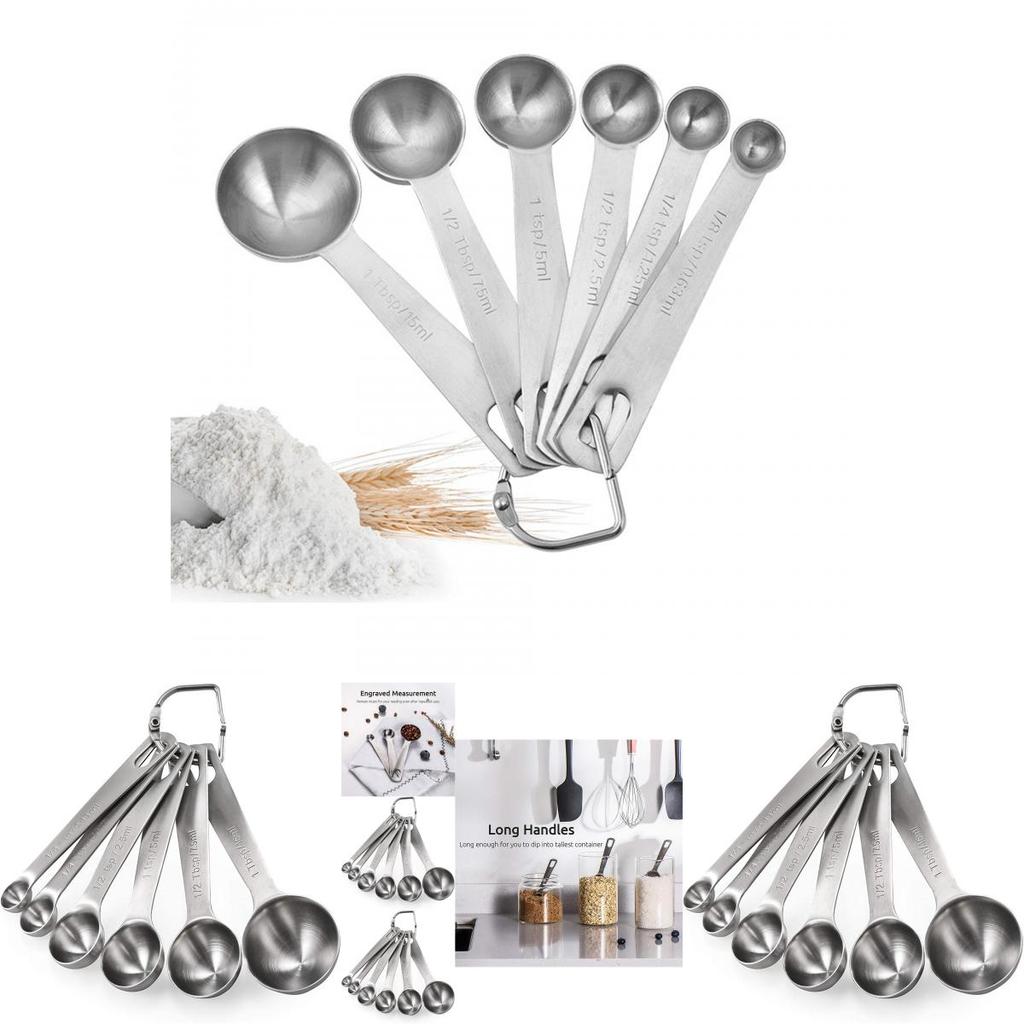 High Quality Stainless Steel Measuring Spoons With Gradation Ideal For Baking And Cooking