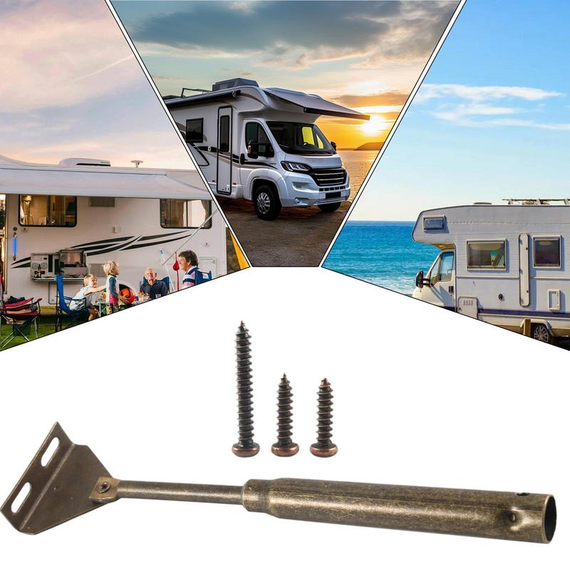 RV Door Support Strut Metal Hardware Spring Loaded Door Cabinet Strut RV Accessories Parts Lift Support for Retaining Bracket