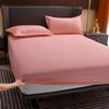 All-Cotton Non-Slip Fitted Bed Sheet and Mattress Protector