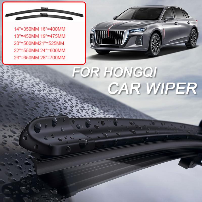 2 шт. автомобильный стеклоочиститель для лобового стекла HONGQI EH7 EHS7 E-HS9 H5 OUSADO H9 HS3 HS5 HS7 автомобильные резиновые аксессуары для лобового стекла