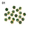 20pcs 5.5mm Flower Buckles Handmade Mini Cartoon Buttons Stuffed Toys Accessories  1/6 Doll