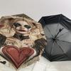 1 шт. Зонт-трость Warner Heart Queen, 8 ребер усиленный, автоматическое открытие, легкий - A111