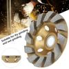 4In Diamond Grinding Wheel HHS Heavy Duty Turbo Row Diamond Grinding Wheel Disc Angle Grinder Disc for Concrete Granite Marble