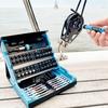 Набор бит HAZET Driver Bit Set Smart Case Hazet Blue 69 шт. Шестигранные биты 130 x 118 x 50 мм, импорт из Японии 2200SC-1 Привод 6,3 мм (1/4 дюйма) [Обычный