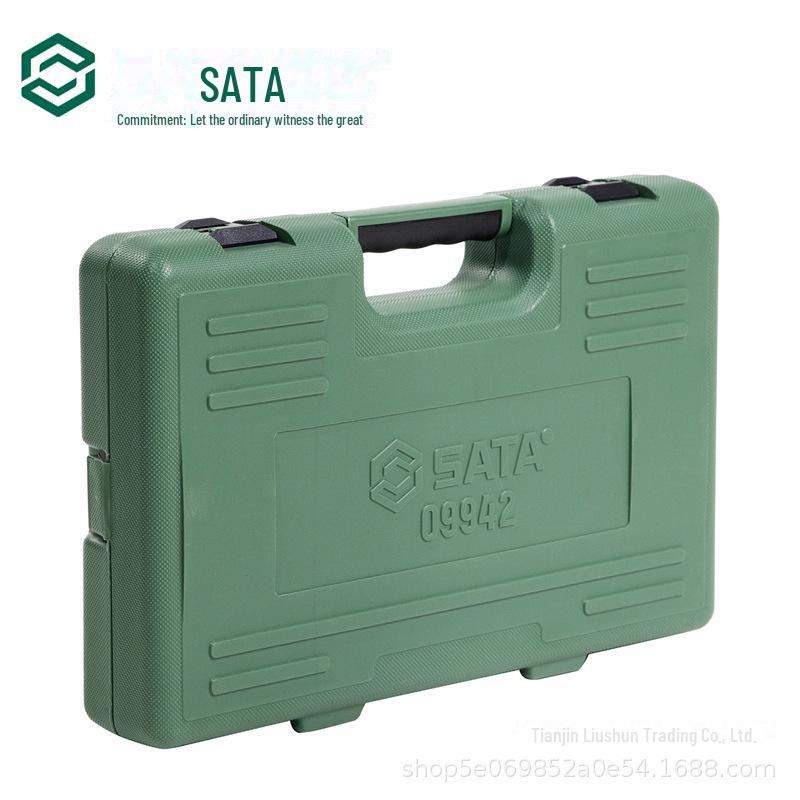 Инструменты Шида 09942: Набор из 60 предметов для быстрого ремонта и обслуживания автомобиля, гаечный ключ с храповым механизмом и головкой