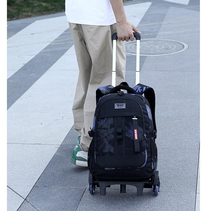 Тележка для учеников начальной школы школьный портфель Campus Roller Schoolbag съемный школьный портфель