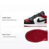 Детские кроссовки Air 1 Low GS Bred Toe Gym-Red White Black 553560-612