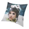 Чехол на подушку с изображением певицы Melanie Martinez 40x40 Декоративная печать Темная волна Музыкальная наволочка для гостиной Двусторонний