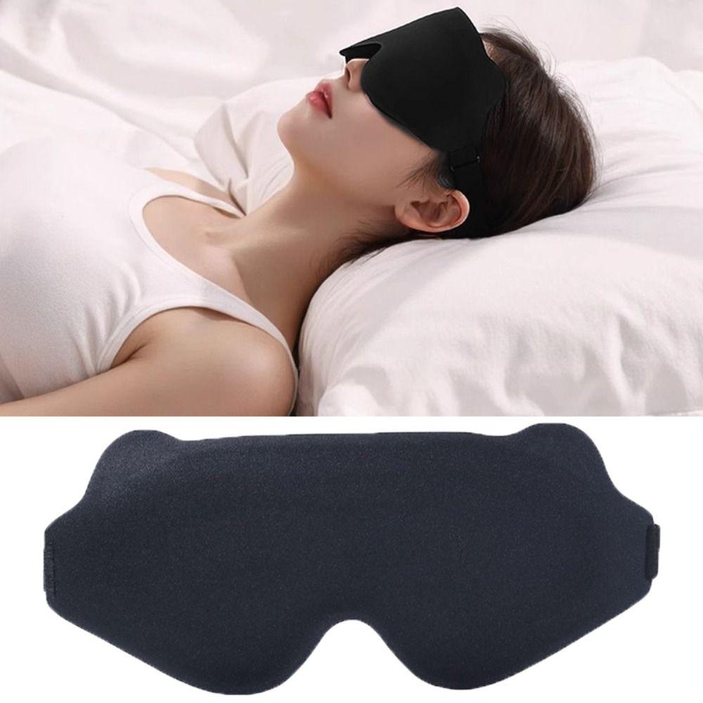 Breathable Light Blocking Eyeshade Deepened Groove Design Eye Cover Blockout Sleep Eye Mask  Night