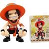 ONE PIECE  Набор из 6 шт. Аниме 12-15 см Монки Д. Луффи Q-Версия ПВХ Модель Настольное Украшение для Автомобиля Подарок на День Рождения Рождество для Детей Игрушки