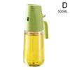 Oil Dispenser Glass Oil Sprayer For Cooking 2 In 1 Dispenser Bottle 300/500ml Anti-drip Nozzle Kitchen Tool For Oil Vinegar M7E8