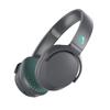 SkullCandy RIFF WIRELESS GRAY MIAMI Control and Microphone Bluetooth Headphones S5PXW-L672 [Remote Compatible]