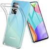 Защитный чехол - BOOLING - для Samsung Galaxy F52 5G - Мягкий силикон - Прозрачный - Комплект из 2 закаленных стекол