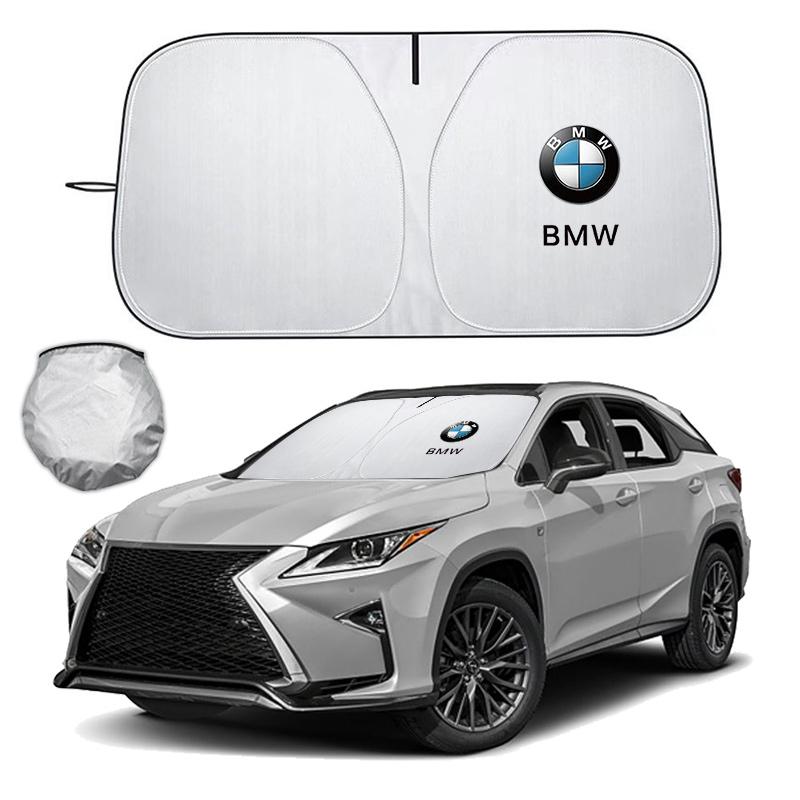 MLKJ3 Car Windshield Sun Shade Visor UV Protection Shield Foldable For BMW E34 E36 E60 E90 E46 E39 E70 F10 X5 X6 M3 M5 E71 F01 F02 F87