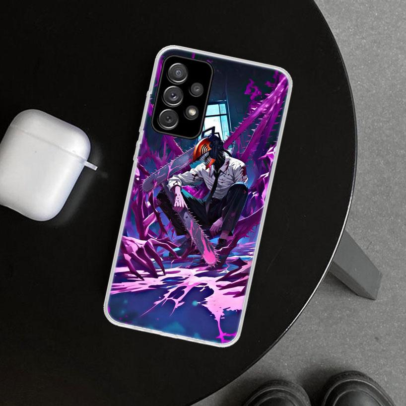 Чехол для телефона Chainsaw Man Denji для Samsung Galaxy A12 A22 A32 A52 A72 A02S A51 A50S A31 A20S A10S Note 20 Ultra 10 Plus Ga
