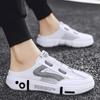Platform Half Shoes For Men Mules Sandals Flat Summer Backless Loafers Slippers Man Slides Lace Up Mens Semi-Drag Casual Shoes