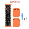 Прозрачный DIY Power Bank Kit 100 Вт PD3.1, 8 ячеек 21700, Беспаечный держатель батарей, Регулируемое напряжение DC, Коробка для быстрой зарядки