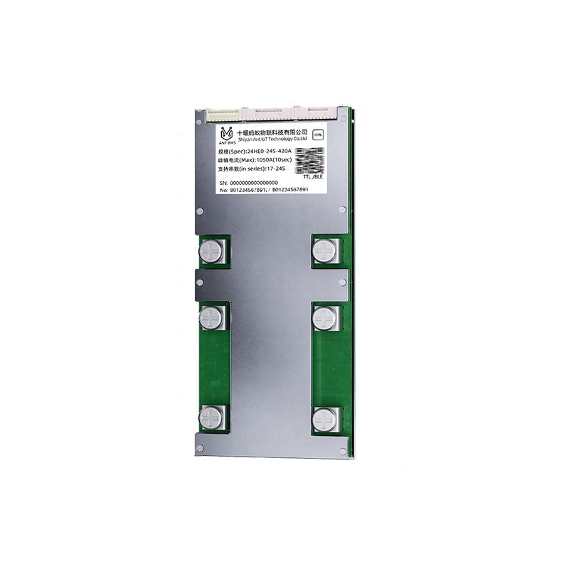 SMART BMS 400A 420A HighCurrent 4-30S BMS for Lifepo4 Li-ion Battery with BT UART for Golf Cart EV and Industrial Energy Storage