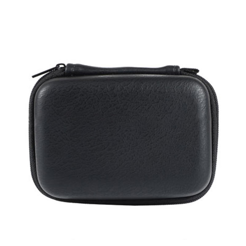 Портативный органайзер для USB-кабелей для передачи данных, кожаная сумка для хранения наушников, чехол-протектор для наушников, мини-жесткий чехол на молнии