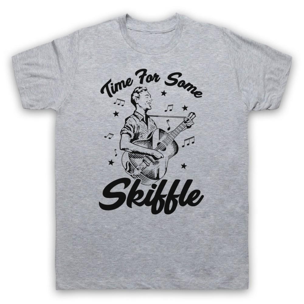 Time For Some Skiffle Jazz Folk Music Love Rockabilly Mens And Womens T-Shirt
