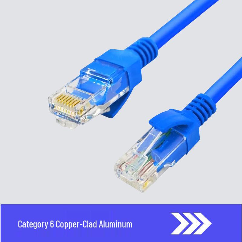 Сетевой патч-корд Cat6 Gigabit из бескислородной меди для компьютера, роутера и сети.