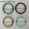 3/4 Pcs Smudged Thin Resin Bracelet Set Marble Pattern Cuff Bracelet Set New Round Bangles  Gifts