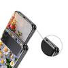 Чехол для телефона Samsung Galaxy Z Flip 3 4 5 6 7 Складной корпус Для Samsung Z Flip4 Flip5 Жесткая ПК-крышка Мягкая Бледный Маленький Цветок