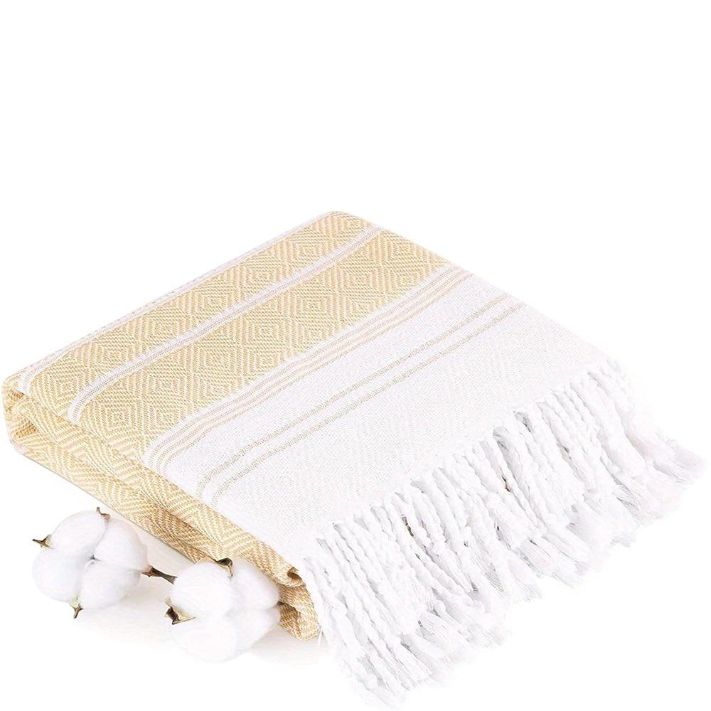 Absorbent Travel Blanket Lightweight Cotton Bath Towel Set New Oversized Turkish Beach Towel