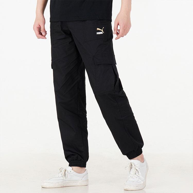 Puma Брюки-карго 'Черный' Logo Classics Мужские 536307-51