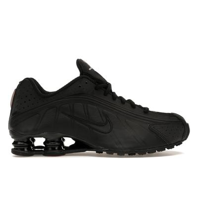 Кроссовки Shox R4 Black Женские Черный-Максимальный-Оранжевый AR3565-004
