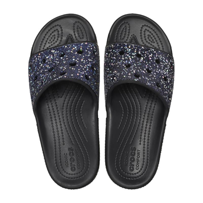 Crocs Anti-Slip and Abrasion Slippers Women's Black