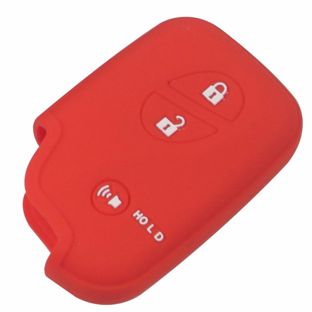 Чехол для брелока jingyuqin Remote 3 Buttons из силиконовой резины для Lexus CT200h ES 300h IS250 GX400 RX270 RX450h RX350 LX570