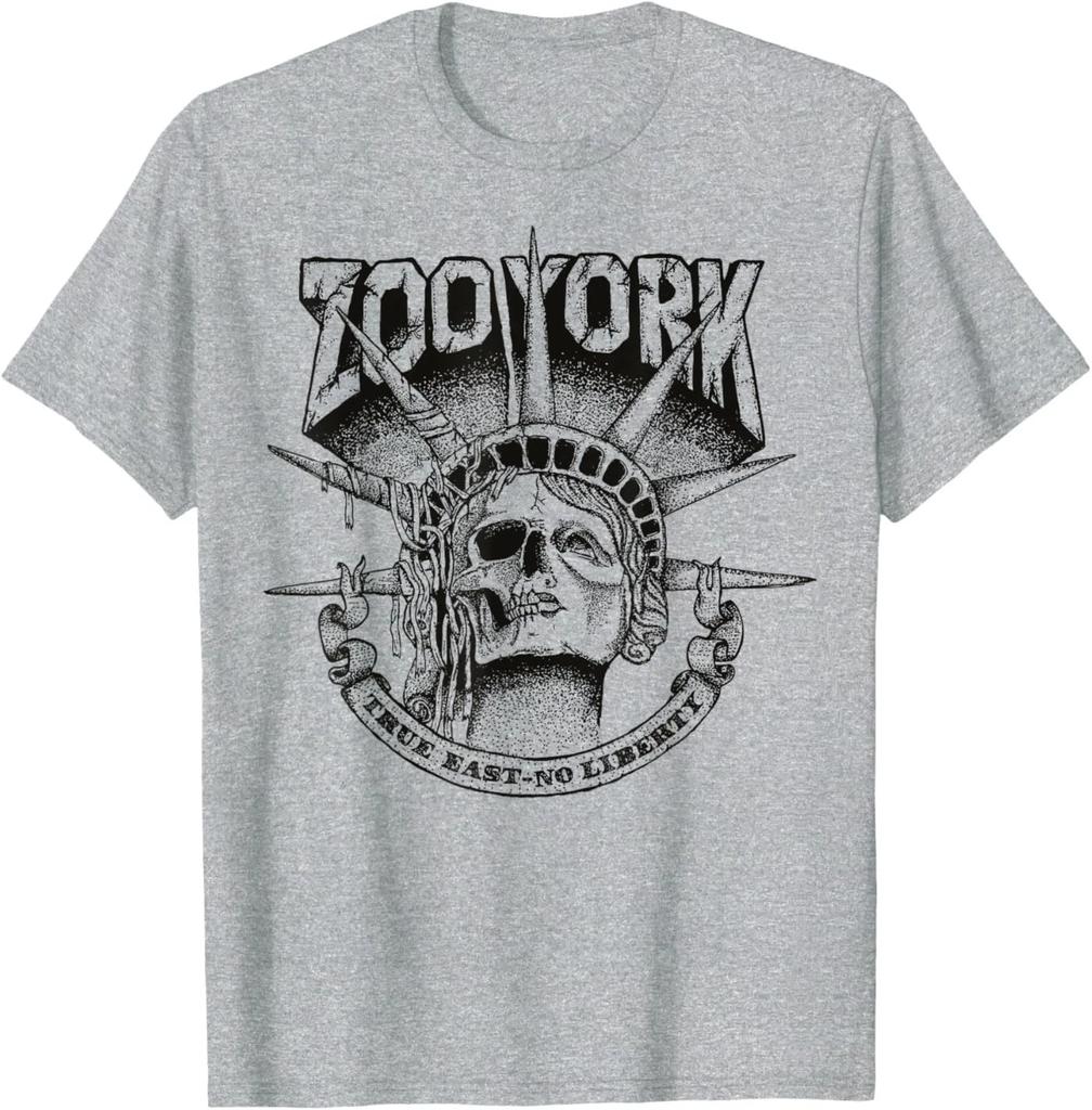 Унисекс футболка Zoo York True East Скелет Статуи Свободы
