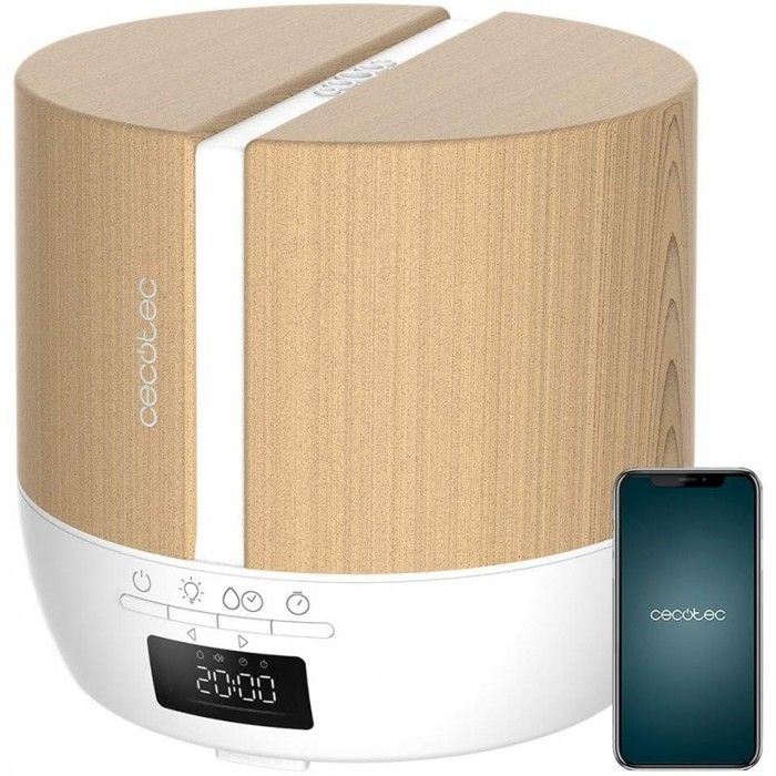 Humidificateur - CECOTEC - PUREAROMA 550 - 500 ml - Bluetooth - Écran LED
