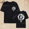 Harajuku Clan Fraser of Lovat Clansman’s Crest Badge Print Summer Trending Unisex T Shirt 100% Cotton O-neck Short-sleev