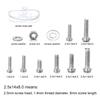Tweezer 5 Pairs Nose Pads Tiny Screws Eyeglass Repair Kits Stainless Steel Sunglasses Repair Tools
