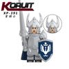 Kt1051 Средневековый Магический Кольцо Охранник Рыцарь Собранная Фигурка из Строительных Блоков Военная Игрушка