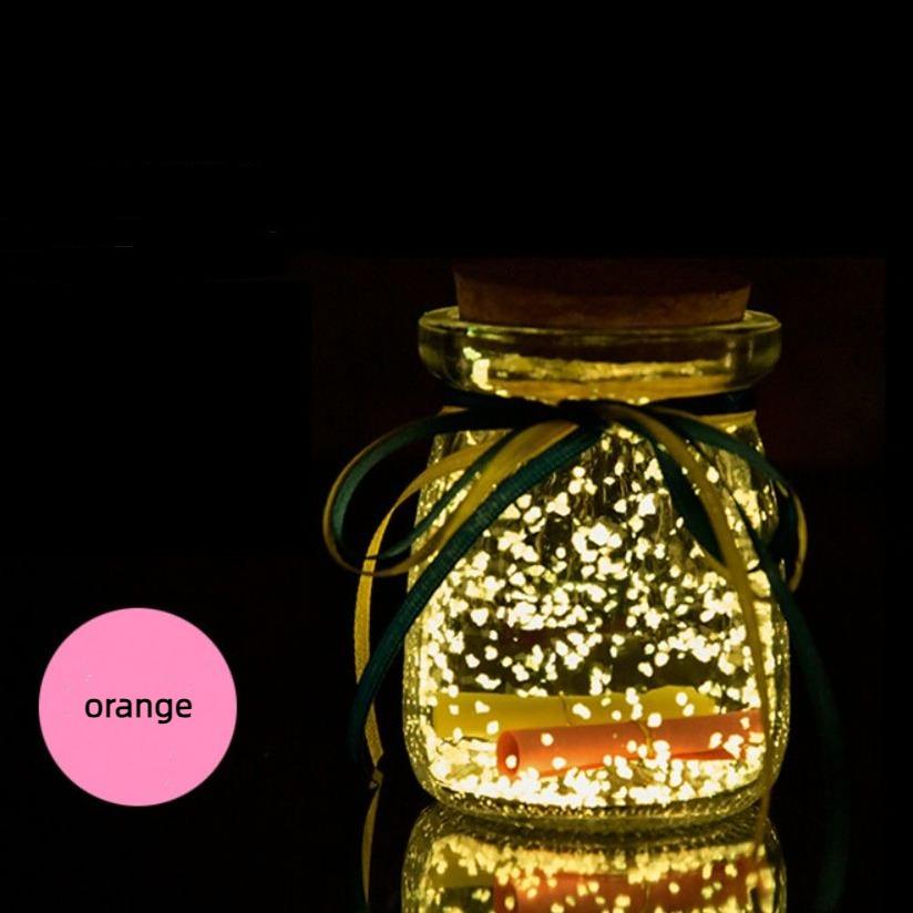 Star Origami Fluorescent Glass Bottle Night Glow Starry Sky Bottle Fluorescent Drift Bottle