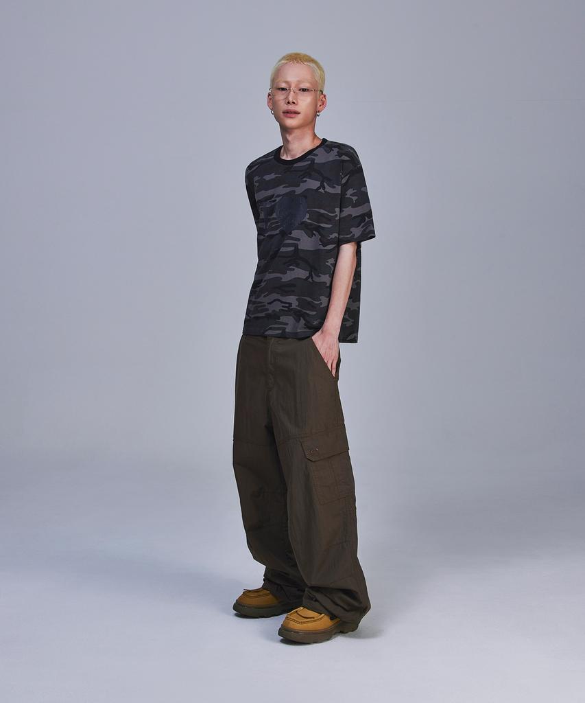 SCALLYWAG I Love Crop T-Shirt [Camo]