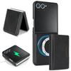 2 In 1 Magnetic Case For Samsung Galaxy Z Flip 7 6 5 4 3 Flip Cover Flip7 Flip6 Flip5 7 Cards Slots Holder Leather Phone Cover