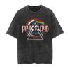 Pink Floyd Сторона Луны Призма Радуга Треугольник Графика Винтажный Кислотная стирка Потертый Оверсайз Классическая Рок-группа Ретро 90-е Бутлег
