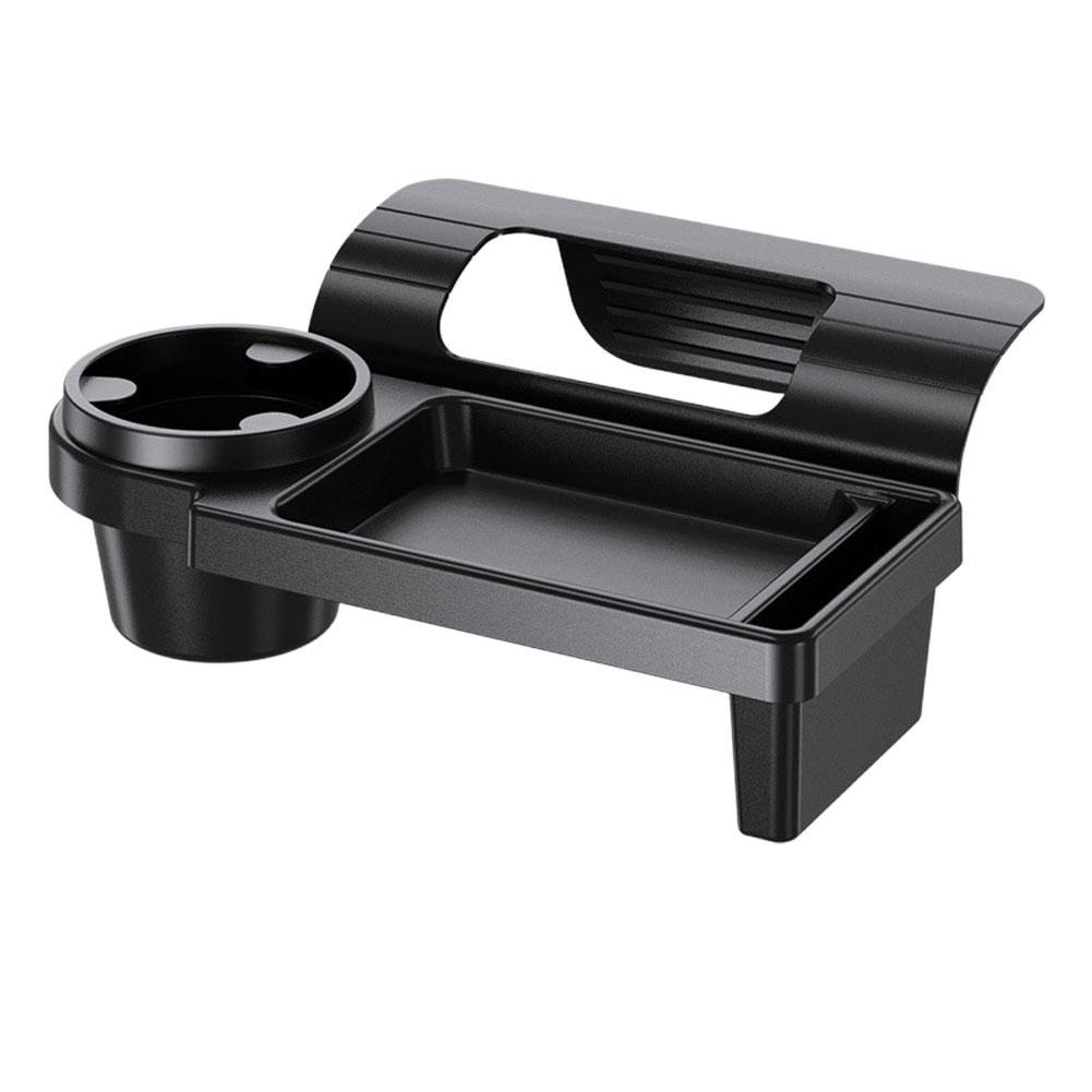 Universal Car Organizer Box With Cup Holder Drink Holder Side Door Window Phone Slot Hanging Storage Rack For Vehicle